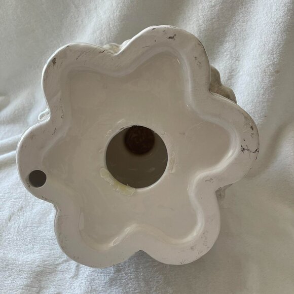 Halloween unique skull pumpkin candle holder with black top hat - Picture 4 of 5